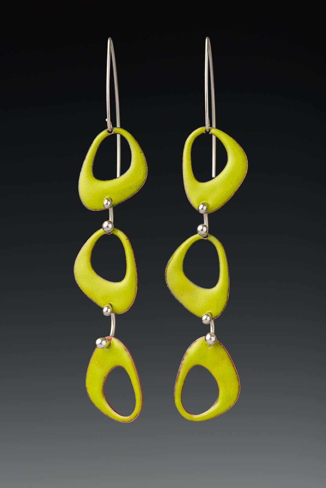 Mid century modern earrings