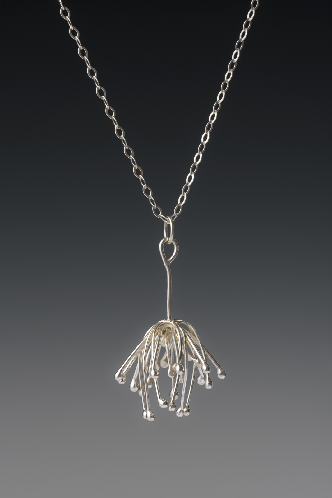 Queen Anne’s lace pendant